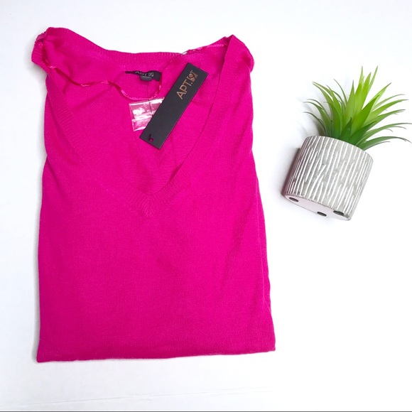 Apt. 9 Sweaters - Apt. 9 Pink V-Neck Sweater